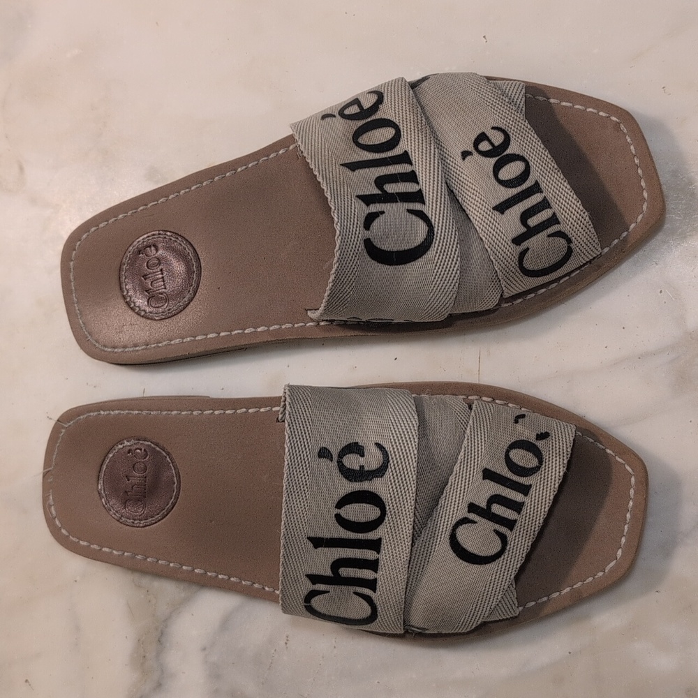 Authentic Chloe Slippers 8.5